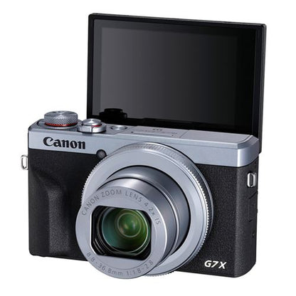 Canon PowerShot G7 X Mark III, Plata, con batería de repuesto