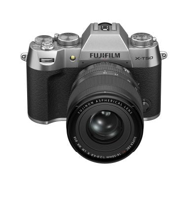 FUJIFILM CAMARA X-T50 + 16-50MM F2.8 - 4.8 R LM PLATA